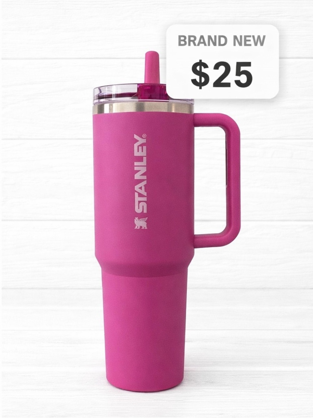 Stanley Quencher Tumbler - Bright Pink